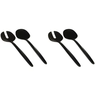 Guzzini - My Fusion, Salatbesteck - Schwarz, 28 cm - 10610010 (Packung mit 2)