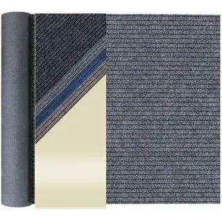 Primaflor Schmutzfangläufer ATLAS Teppichläufer 400 x 100 cm Hellgrau