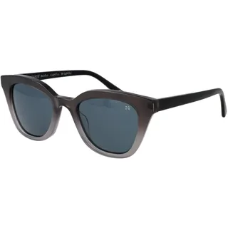 Botaniq BIS-7005 Designer Sonnenbrille Damen Cat-Eye Schwarz Blau 50mm