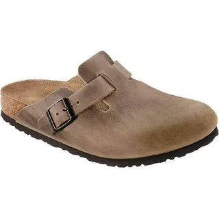 Birkenstock Boston Nubukleder geölt schmal tabacco brown 41