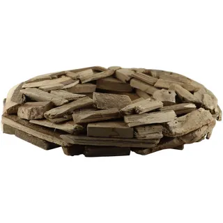 AM Design Dekokranz »Holzkranz mit rustikalem Charme« in natürlicher Optik – ideal für individuelle Dekorationsideen, beige