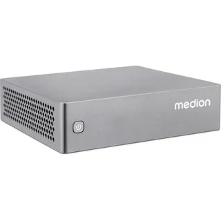 MEDION S06e MD35340 EU, Mini PC, Mini-PC, DDR4-SDRAM, Ethernet/LAN, Wi-Fi 6 (802.11ax), 36 W - Silber