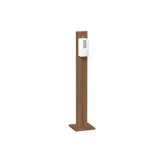 geramöbel Desinfektionsspender stehend N-HSM-N nussbaum Holz, Aluminium mit Sensor 1,0 l, 1 St.