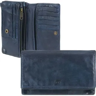 Bear Design Antic Damen Geldbörse Portemonnaie blau