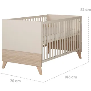 roba Babybett Sidney - - - 70x140 cm - Babymöbel, Babybetten, Gitterbett