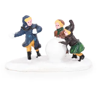 Toyland® Mini-Weihnachts-Sammelfigur aus Kunstharz, Dorfszenen-Zubehör, Weihnachtsfiguren (Kutschenfahrt, 8,9 x 6,6 cm)