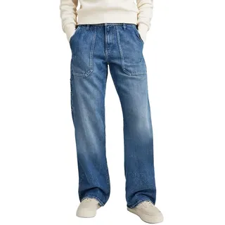 G-STAR RAW Women's Jeans Judee Carpenter Loose Jeans, Blau (Faded Blue Pool D23590-D442-G121), 24W / 32L