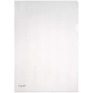 Herlitz 50009077 Aktenhülle A4 transparent, 10 Stück im Polybeutel