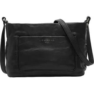 LIEBESKIND Berlin Damen Ira Crossbody Umhängetasche, Schwarz, Medium (HxBxT 15.0cm x21.0cm x9.0cm) EU