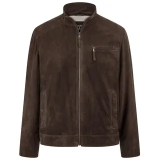 Ziegenvelours-Lederjacke Louis Sayn braun