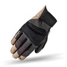 SHIMA AIR 2.0 Men Motorradhandschuhe Herren - Belüftete, Sommer Handschuhe aus Mesh mit Knöchel und Finger Protektoren, Verstärkte Handfläche (Braun, XXL)