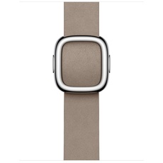 Bild Feingewebe Armband mit moderner Schließe Small für Apple Watch 41mm Mandel (MUHE3ZM/A)