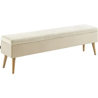 Home Affaire »Armandine mit Stauraum«, wahlweise in den Breiten 140cm oder 180cm erhältlich beige