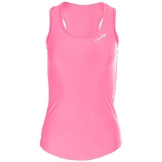 Winshape Damen Super leichtes Functional Tanktop AET104, Slim Style Fitness Yoga Pilates, Neon-Pink, M