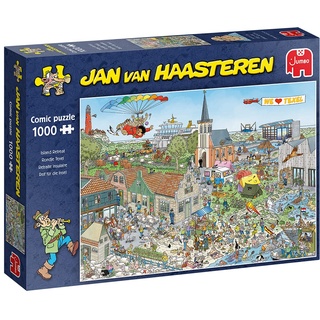 JUMBO Spiele Jumbo 20036 - Jan van Haasteren Reif für die Insel, 1000 Teile