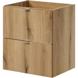 [en.casa] Waschbeckenunterschrank Skelbolu 50x60x40cm Eichenoptik