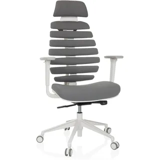 HJH Office Ergo Line W Stoff Grau