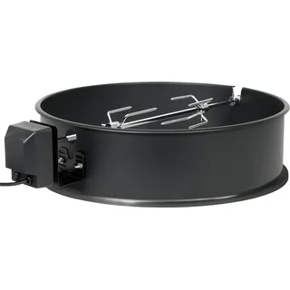 BBQ-Toro Grillspieß-Set für Ø 57 cm Kugelgrill mit Grillkörper, Spieß, Motor und Fleischnadeln