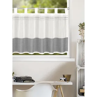 Panneaux HOMING "Cintia" Gr. 1, grau (anthrazit), B:140cm H:45cm, Polyester, Gardinen, Panneaux, Fertigschal