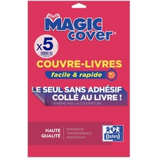 Bild 5 Blatt Buchschoner Magic Cover A4 PVC glatt Stärke 9/100 farblos