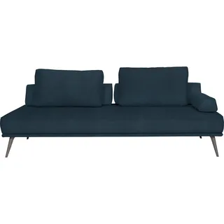 furninova Recamiere »Alexa Daybed«, Daybed inklusive 2 Rückenkissen, 2 Stützkissen und 1 Armlehnkissen, blau