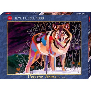 Heye Puzzle Precious Animals Night Wolf (29939)