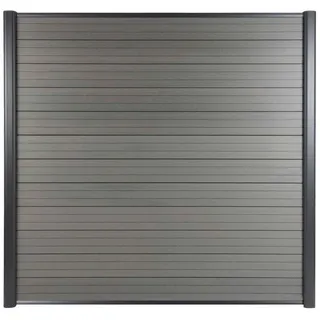 Floordirekt Sichtschutz , Anthrazit, Grau , Holzwerkstoff , 180x180 cm , Sonnenschutz, Sichtschutz