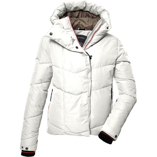 KILLTEC Damen Skijacke/Steppjacke mit Schneefang KSW 59 WMN SKI QLTD JCKT, weiss, 46,