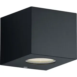 Trio Außenwandleuchte Kunststoff 10x9 cm inkl. 2x 2 Watt LED schwarz