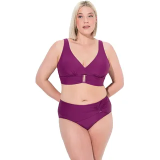 Ulla Popken Damen große Größen Übergrößen Plus Size Bikini, Zierschnallen, Softcups