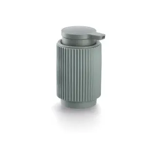 Zeller Seifenspender Stripes, Polyresin, Salbei