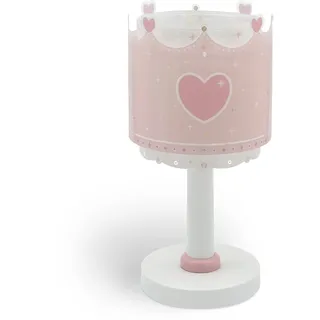 Dalber Kinder Tischlampe Nachttischlampe kinderzimmer Little Queen Prinzessin Krone, 61101, E14