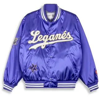 Grimey Lega We Always Dreaming Satin Bomberjacke - Royal Blue - 3XL