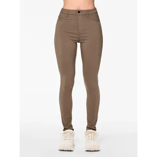 Pieces Hose "Pchighskin" in Hellbraun - XL