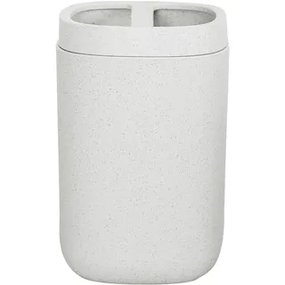 Kleine Wolke Zahnbürstenhalter Belgrano, Accessoires, Farbe Nebel, Material: PP/Bambus