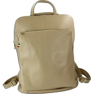 FLORENCE Cityrucksack Leder Beige