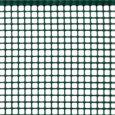 Tenax Schutznetz aus Kunststoff Quadra 10 Grün 0,80x50 m, Vielzwecknetz mit quadratischen Maschen um Balkone, Umzäunungen und Geländer zu schützen