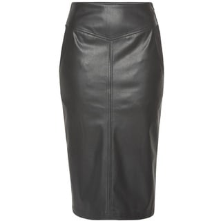 LASCANA Lederimitatrock Damen schwarz Gr.34