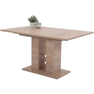 HELA Tische Helena 140-220 x 76 x 90 cm Eiche Sonoma