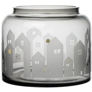 Räder Glasvase Häuser