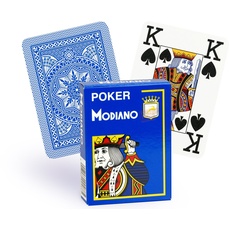 Modiano 300488 Italy Poker 4 Jumbo Index hellblau