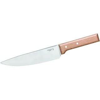 Opinel Parallele Chefmesser 20 cm Buchenholz Mehrfarbig