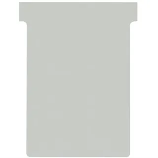 NOBO Kartentafel Zubehör T-Karten, Größe 3, 100 Stück, grau