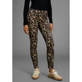 Laura Scott 5-Pocket-Hose in modischem Leo-Print