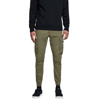 JACK & JONES Cargohose Paul in robuster Tapered Fit-Form-W29 / L30