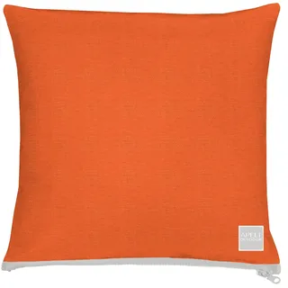 Dekokissen APELT "3900" Gr. 1, orange (orange, unifarben), B:39cm H:5cm L:39cm, Obermaterial: 100% Polyacryl. Füllung: 100% Polyester, Dekokissen_Sitzkissen_Kissenhüllen, Dekokissen