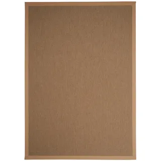 Linea Natura Flachwebeteppich , Naturfarben, Beige , Textil , Bordüre , rechteckig , 190x280 cm , Grüner Punkt , für Fußbodenheizung geeignet, in verschiedenen Größen erhältlich, wasserabweisend, UV-beständig, für Hausstauballergiker geeignet, lichtunempfindlich, antistatisch, feuchtraumgeeignet, stuhlrollengeeignet, pflegeleicht, strapazierfähig, reißfest, leicht zusammenrollbar, rutschfeste Unterfläche , Teppiche und Böden, Teppiche, Webteppiche
