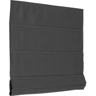 BASIC RAFFROLLO FALTROLLO RAFFGARDINE ANTRAZIT GRAU WEISS SCHOKO ROT BEIGE MOCCA (anthrazit, 50x175 cm) - Grau