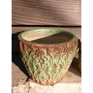 Pflanztopf Bastia, grün Pflanztopf Bastia, grün - 14 cm - Grau