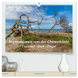Impressionen von der Ostsee Fischland-Darß-Zingst (hochwertiger Premium Wandkalender 2026 DIN A2 quer), Kunstdruck in Hochglanz: Eine der ... an der Ostsee (CALVENDO Natur)